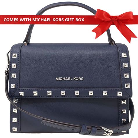 michael kors dillon black and white studded medium handbag|Michael Kors blue handbags clearance.